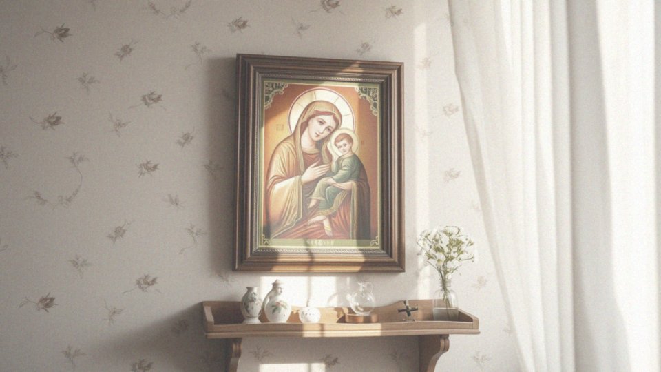 Jakie znaczenie ma pamiątka ślubna w postaci obrazka ze Świętą Rodziną?